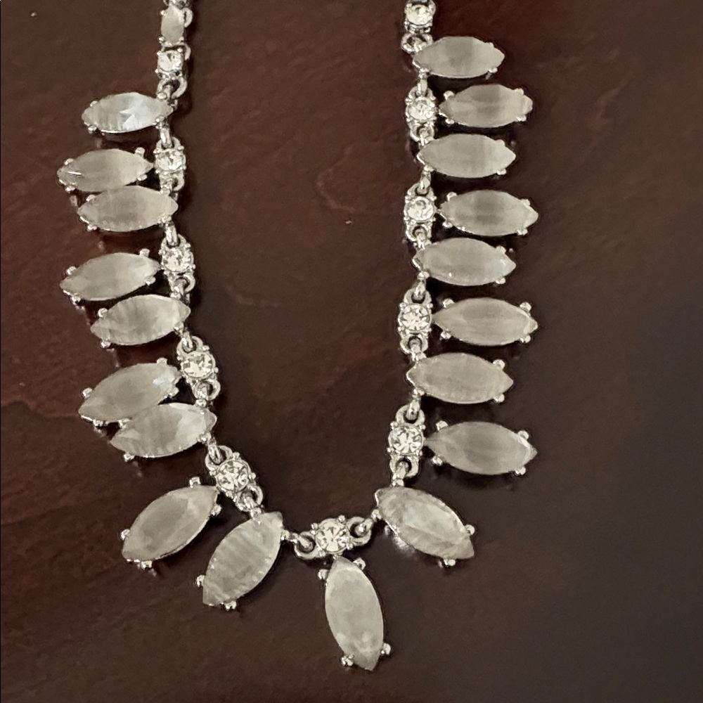 Crystal Statement Necklace - image 2